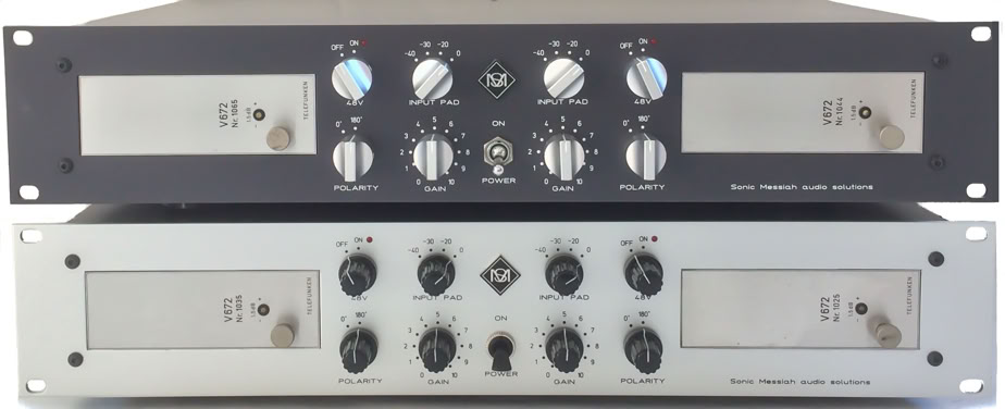 Telefunken V672 preamps