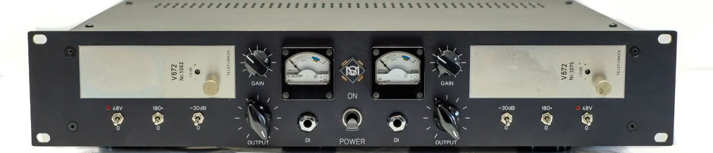 Telefunken V672 dual rack